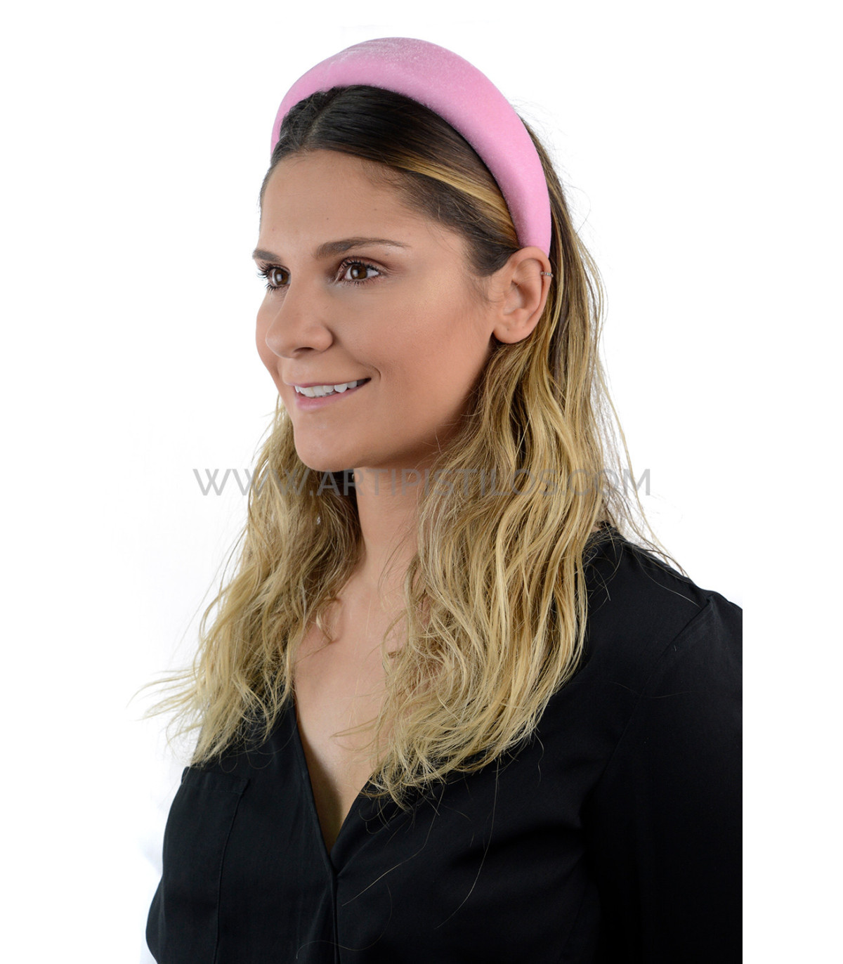 DIADEMA ACOLCHADA DE TERCIOPELO 