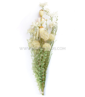 Bush De Tela "layla" Blanco - flores para decorar