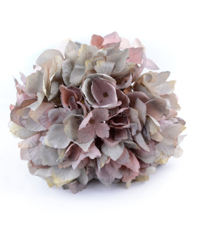 Hortensia De Tela "anaís" Malva - flores para decorar
