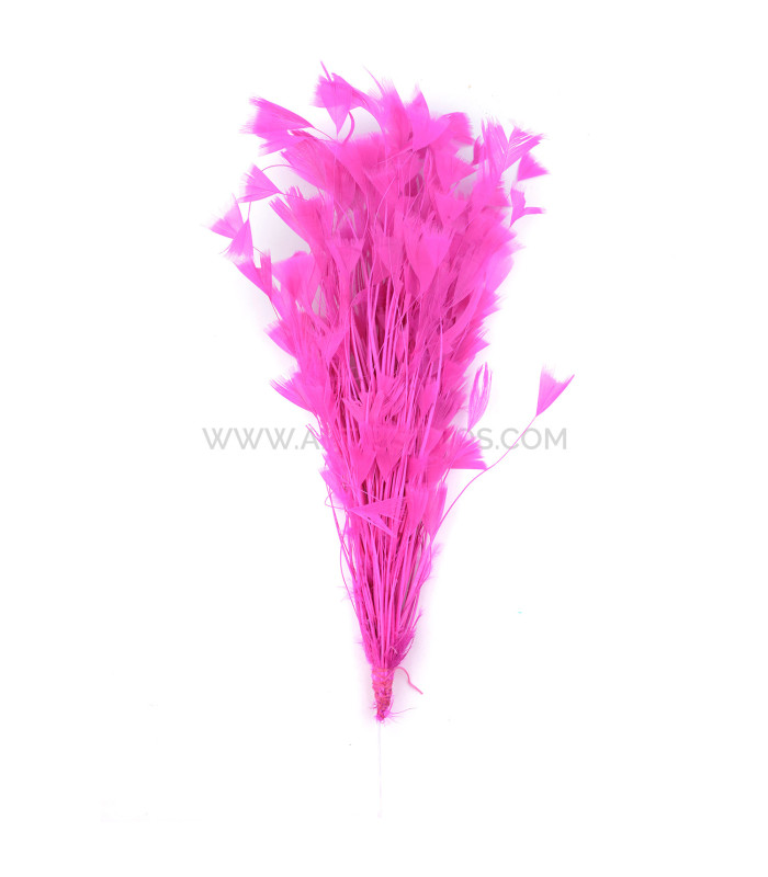 MONTAJE DE PLUMAS DE GALLO