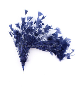 Montaje De Plumas De Gallo Marino - tocados para