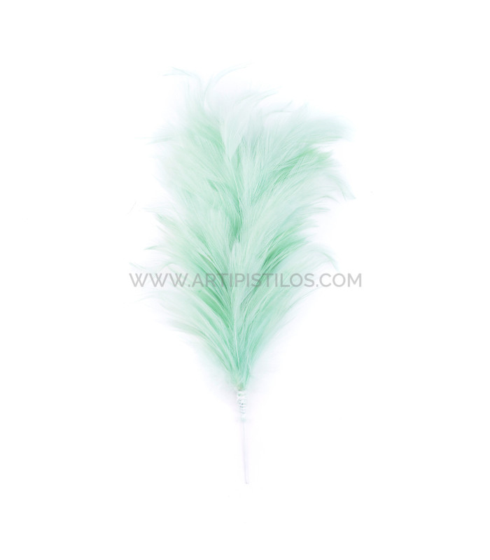 MONTAJE DE PLUMAS DE CUELLO DE GALLO