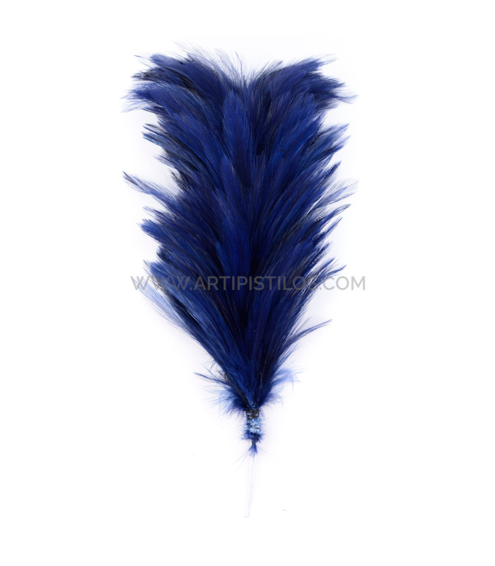 MONTAJE DE PLUMAS DE CUELLO DE GALLO
