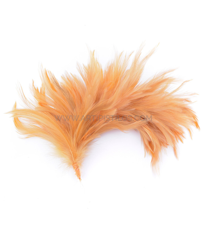 MONTAJE DE PLUMAS DE CUELLO DE GALLO