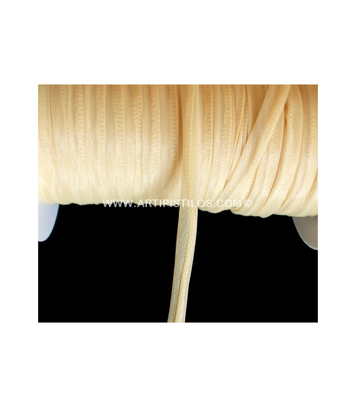 ESPAGUETE TEXTIL ORGANDI 10 MM.