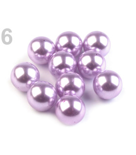 Bolsa De Perlas De Plástico Ø10 Mm (10 Uds) Violeta - accesorios
