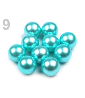 Bolsa De Perlas De Plástico Ø10 Mm (10 Uds) Turquesa - accesorios