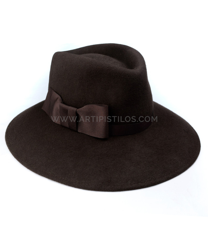 DAMENHUT FILZ  "CAHORS", FEDORA, 100% WOLLE