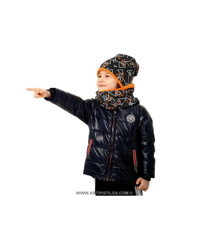 Conjunto de Chapéu e Lenço de Algodão para Crianças