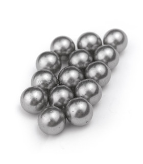Bolsa De Perlas De Plástico Ø10 Mm (10 Uds) Gris Claro - accesorios