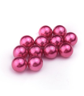 Bolsa De Perlas De Plástico Ø10 Mm (10 Uds) Fucsia - accesorios