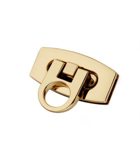 Cierre Metálico Para Bolsos 2 X 4 Cm. Oro - asas
