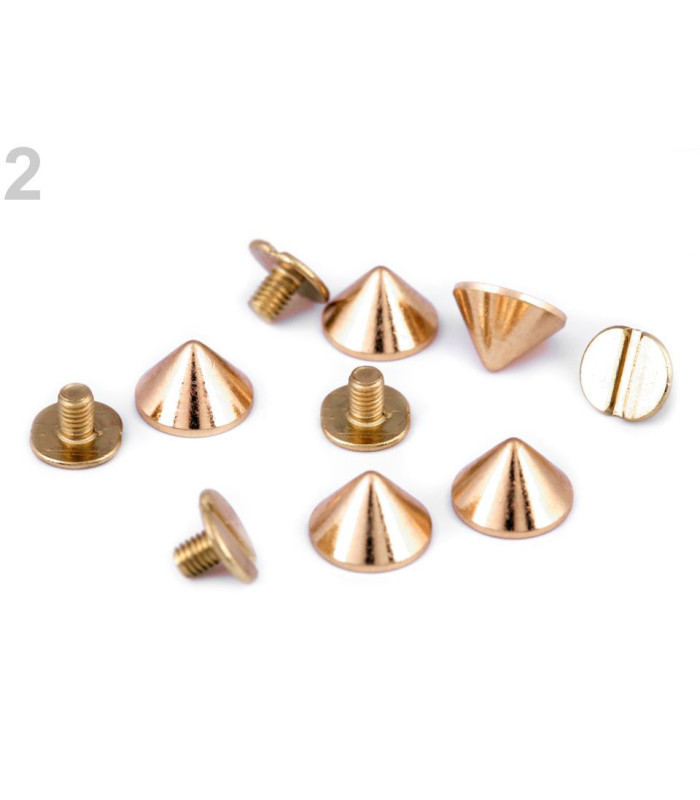 APLICAÇÃO DE METAL DECORATIVO 9MM