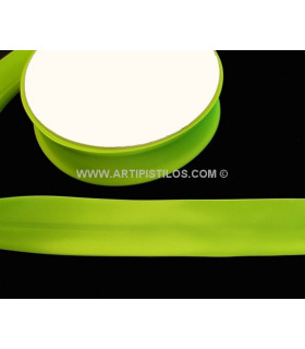 Bies Raso Fluorescente 3cm 1 Mt. X 30 Mm. Amarillo Fluor - de color
