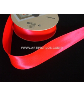 Bies Raso Fluorescente 3cm Naranja 1 Mt. X 30 Mm. - de color