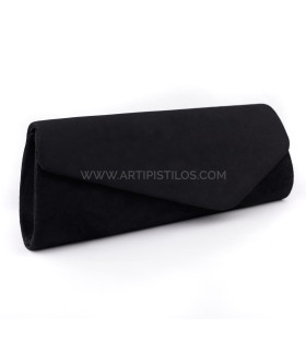 Bolso De Antelina "arezzo" Negro - accesorios para bolsos
