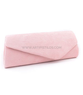Bolso De Antelina "arezzo" Rosa - accesorios para bolsos