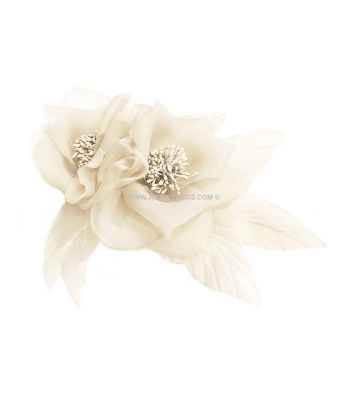 BROCHE DE FLORES "SIENA"