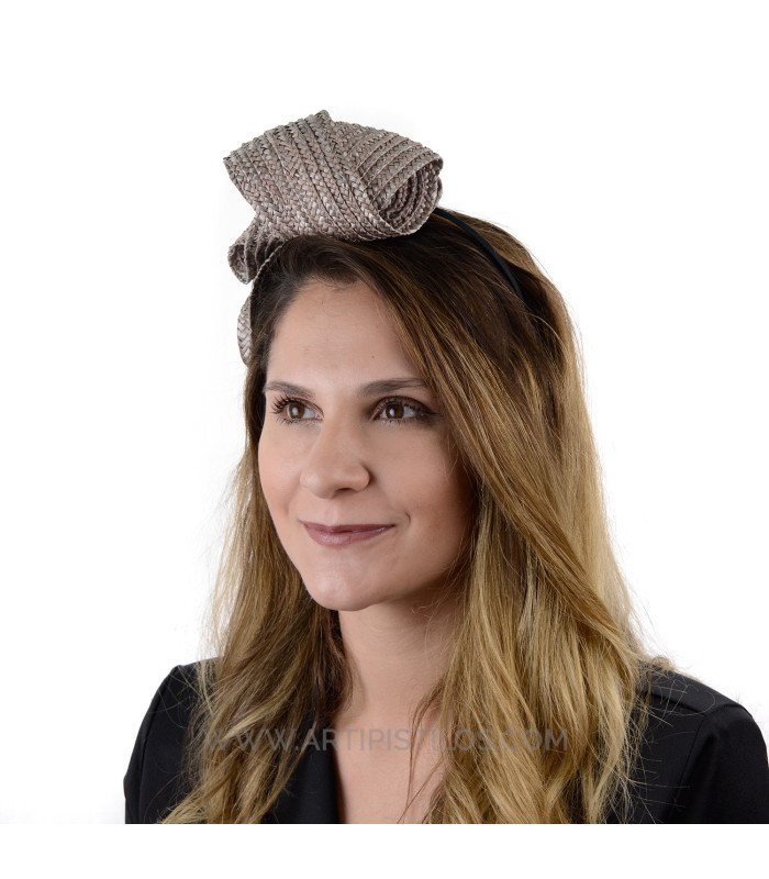 NATURAL STRAW HEADBAND "PALERMO"