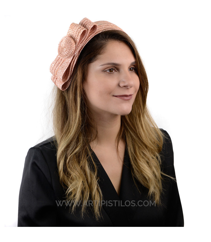 NATURAL STRAW HEADBAND "VALENTIA"