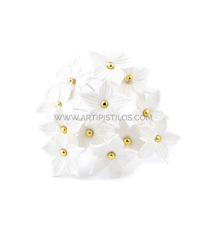 FLOR DE PORCELANA FRÍA 2,5 CM
