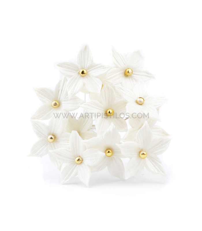 FLOR DE PORCELANA FRÍA 2,5 CM