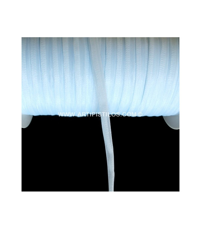 ESPAGUETE TEXTIL ORGANDI 7 MM.
