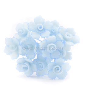 FLOR DE PORCELANA FRIA 5 PÉTALAS 1,5 CM