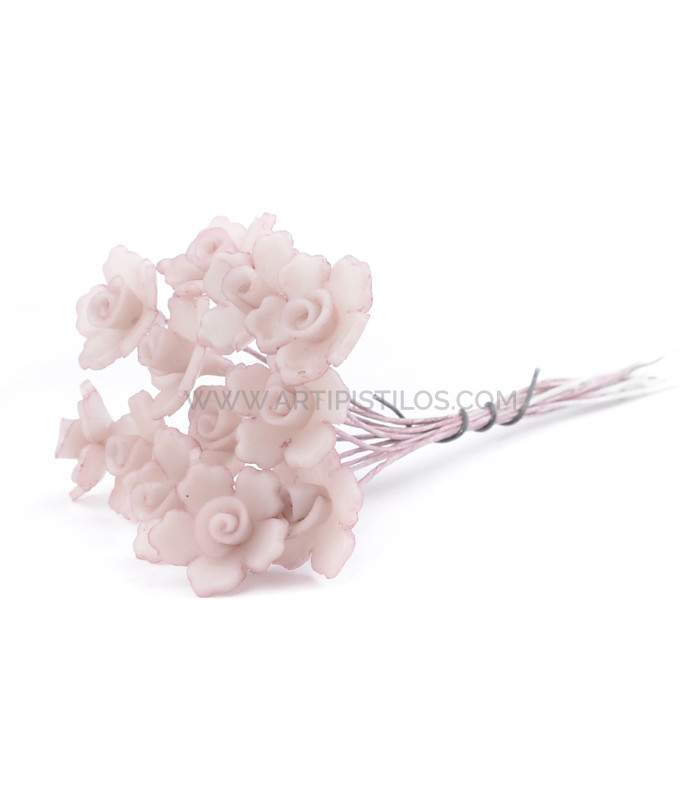 FLOR DE PORCELANA FRÍA 5 PÉTALOS 1,5 CM