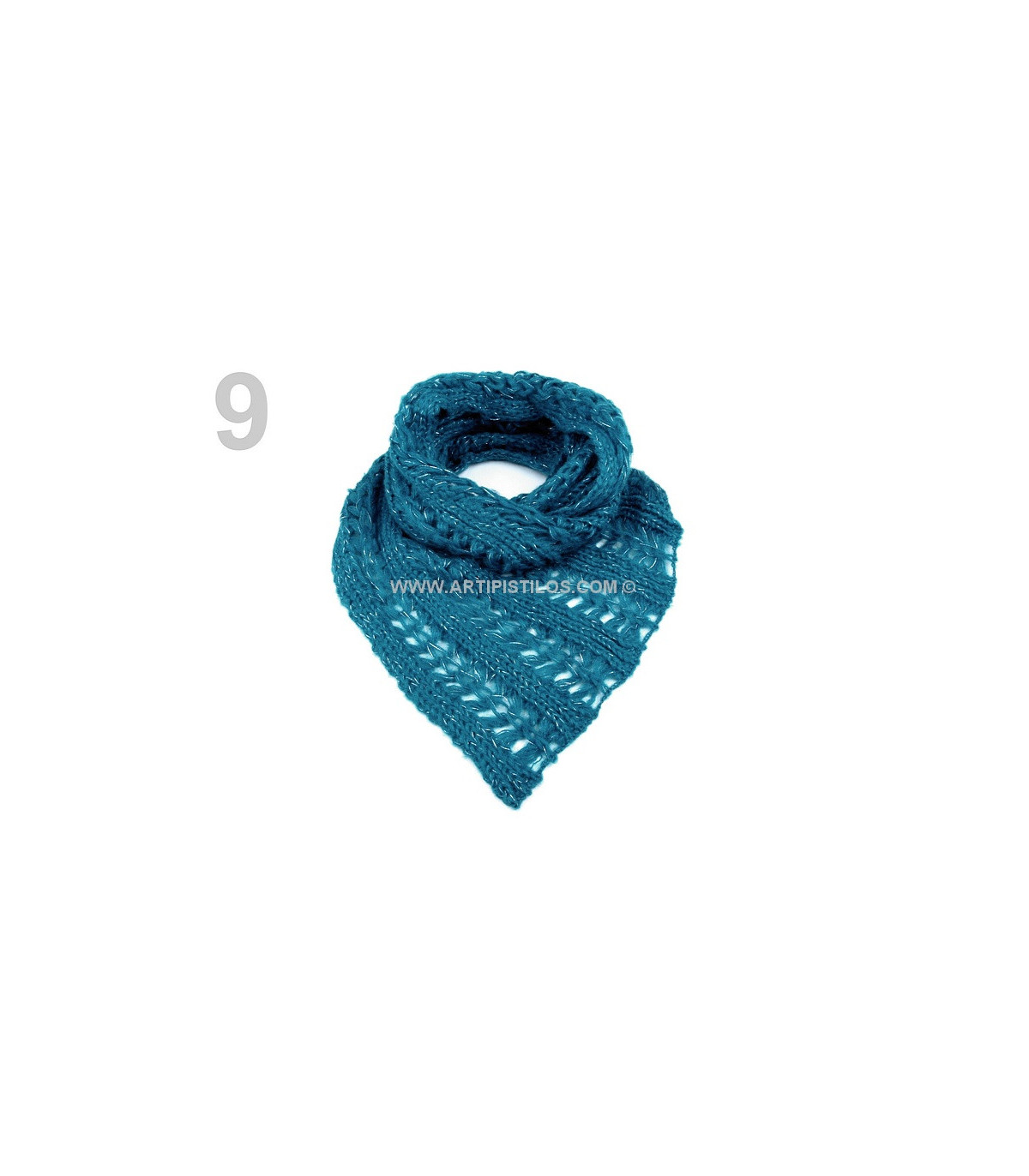 SOBRECUELLO 30 X 80 CMS. SEDA POLIESTER - Bufandas - para tocados, Plumas, Diademas, Bobinas de hilo y mas.