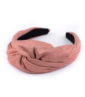 SUEDE HEADBAND WITH KNOT "FLORENCE"
