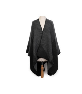 REVERSIBLE PONCHO "NUORO"