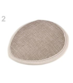 Sisal Headdress Base "oman" Tostado - poliéster