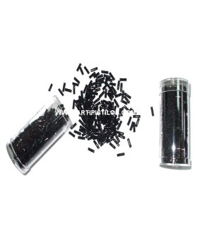 TWISTED BUGLE BEADS 7 MM.