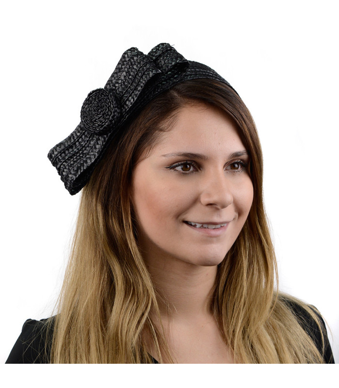 NATURAL STRAW HEADBAND "VALENTIA"