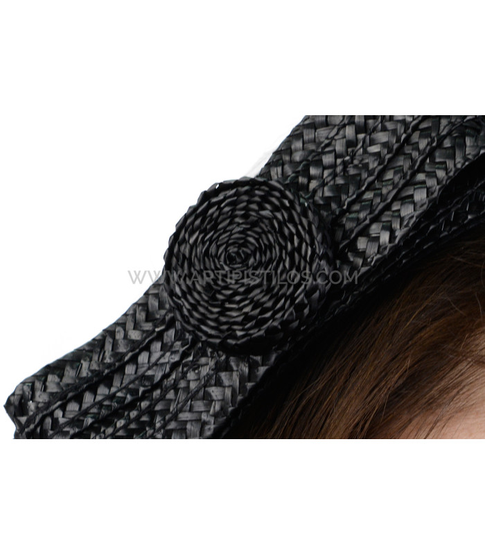 NATURAL STRAW HEADBAND "VALENTIA"