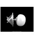 Pearl brooch 1 cm diameter