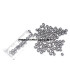 GLASS BEADS 6 MM.