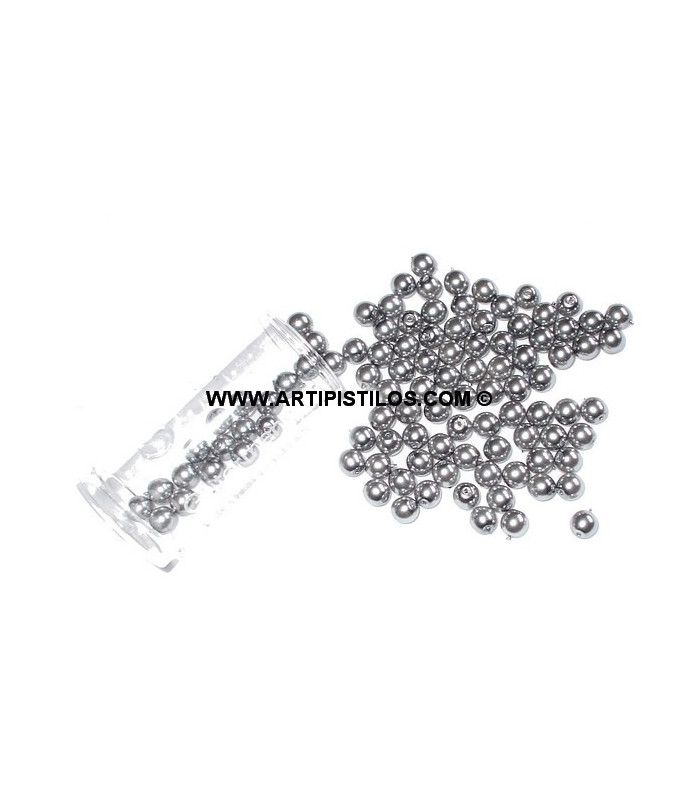 GLASS BEADS 6 MM.