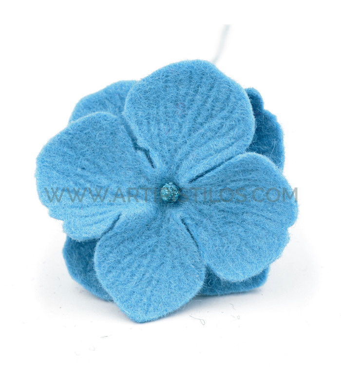 FIRST QUALITY FELT HYDRANGEA FLOWER "PAU"