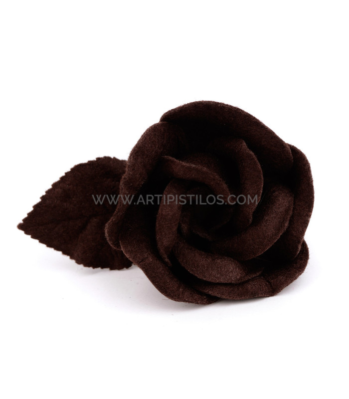 1ST QUALITY FELT ROSE "VICHY"