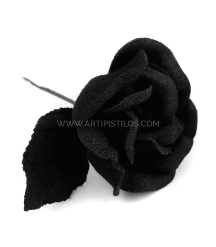 1ST QUALITY FELT ROSE "VICHY"
