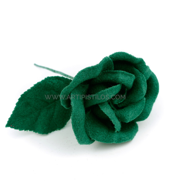 1ST QUALITY FELT ROSE "VICHY"