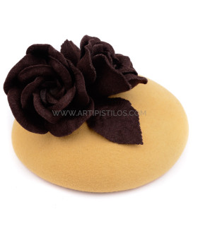 1ST QUALITY FELT ROSE "VICHY"
