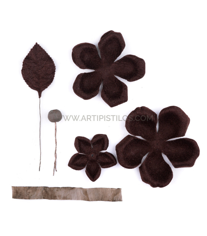 FELT FLOWER PACK "PIANA"