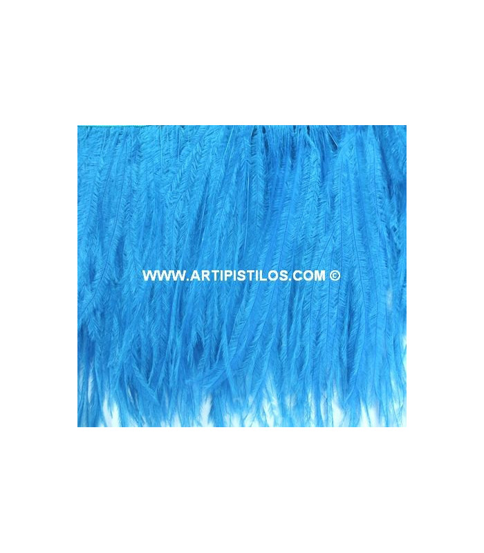 OSTRICH FEATHERS FRINGE - 2 PLY. FIRST QUALITY - 10 CMS.