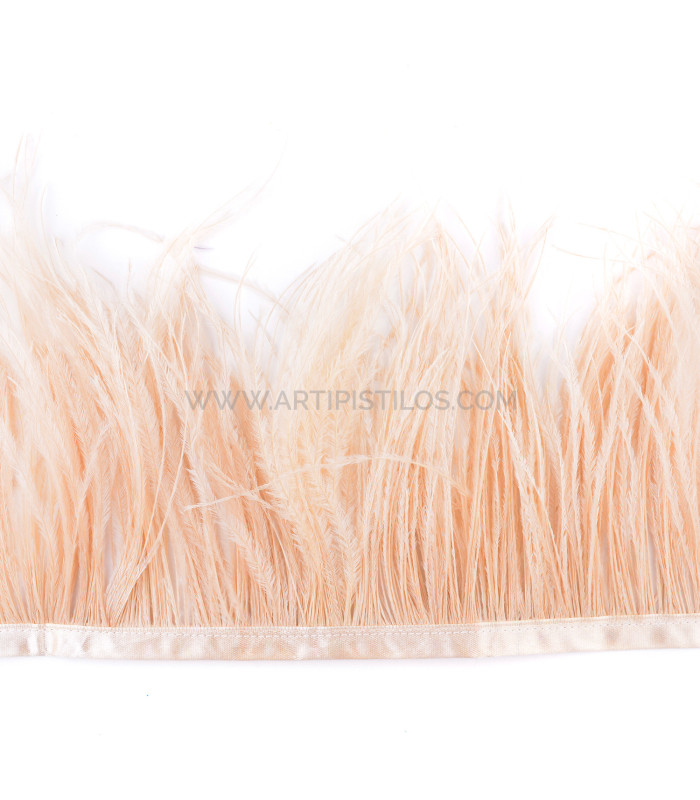 OSTRICH FEATHERS FRINGE - 2 PLY. FIRST QUALITY - 10 CMS.