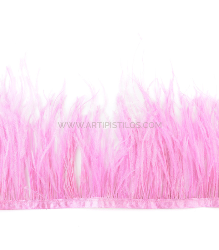 OSTRICH FEATHERS FRINGE - 2 PLY. FIRST QUALITY - 10 CMS.