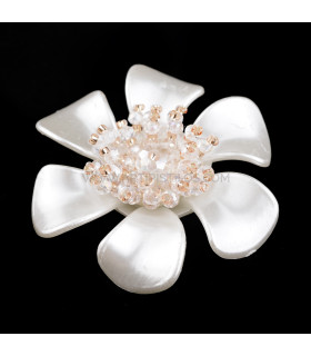 Aplicación Flor Nacarada 5,5 Cm Diámetro "taulé" - accesorios - accesorios - accesorios - accesorios - accesorios - accesorios - accesorios - accesori