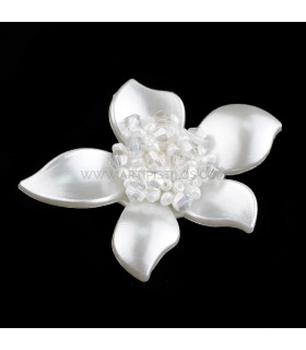 Aplicación Flor Nacarada 5,5 Cm Diámetro "garlan" - accesorios - accesorios - accesorios - accesorios - accesorios - accesorios - accesorios - accesor